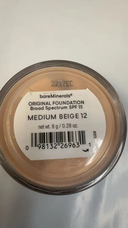 Original Loose Powder Foundation Clean Mineral Powder Face Makeup, Sheer-to-Full Coverage, Talc-Free, Non-Comedogenic, Vegan