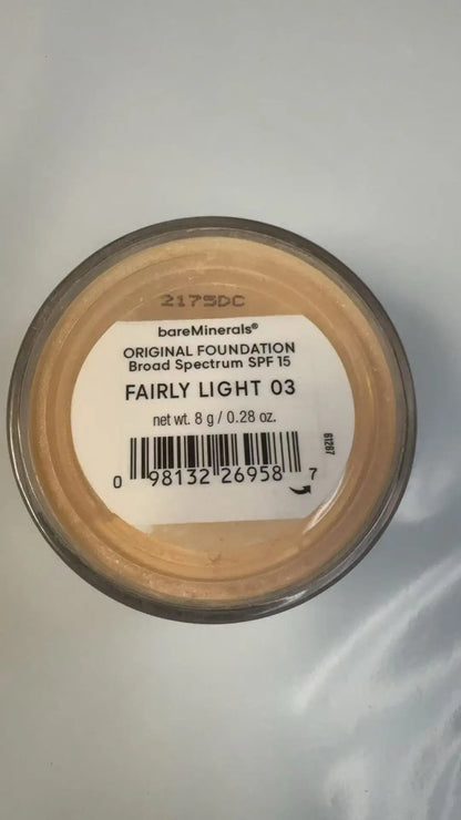 Original Loose Powder Foundation Clean Mineral Powder Face Makeup, Sheer-to-Full Coverage, Talc-Free, Non-Comedogenic, Vegan