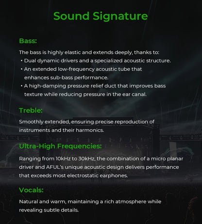 AFUL Performer 5+2 / Performer 7 2DD+4BA+1Micro Planar In Ear Monitor Earphones HiFi Wired Hybrid Headphone Music IEMs| HiFiGo