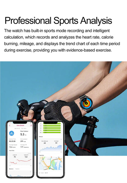 2026 New Medical Grade ECG Smart Watch Laser Treatment Accurate Measurement Blood Lipid Blood Oxygen BMI Sport Health Smartwatch