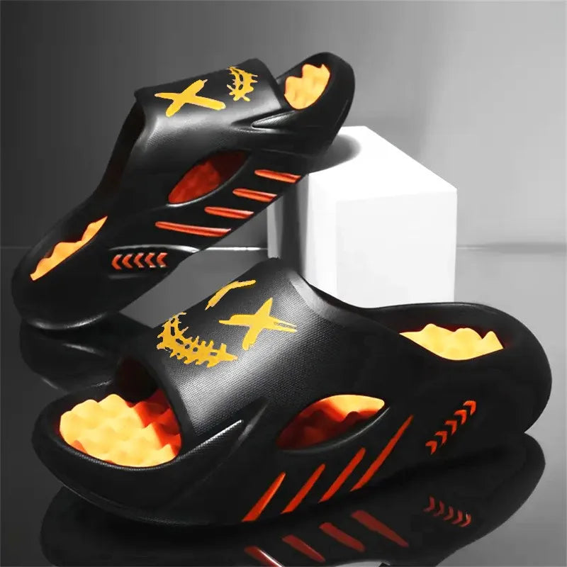 Men's Slippers EVA Non-slip Slides Fashion Home Slippers Comfortable Men's Slides Casual Sandals Outdoor Indoor Shoes Big Size