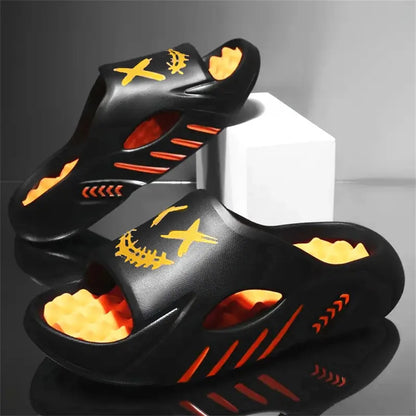 Men's Slippers EVA Non-slip Slides Fashion Home Slippers Comfortable Men's Slides Casual Sandals Outdoor Indoor Shoes Big Size