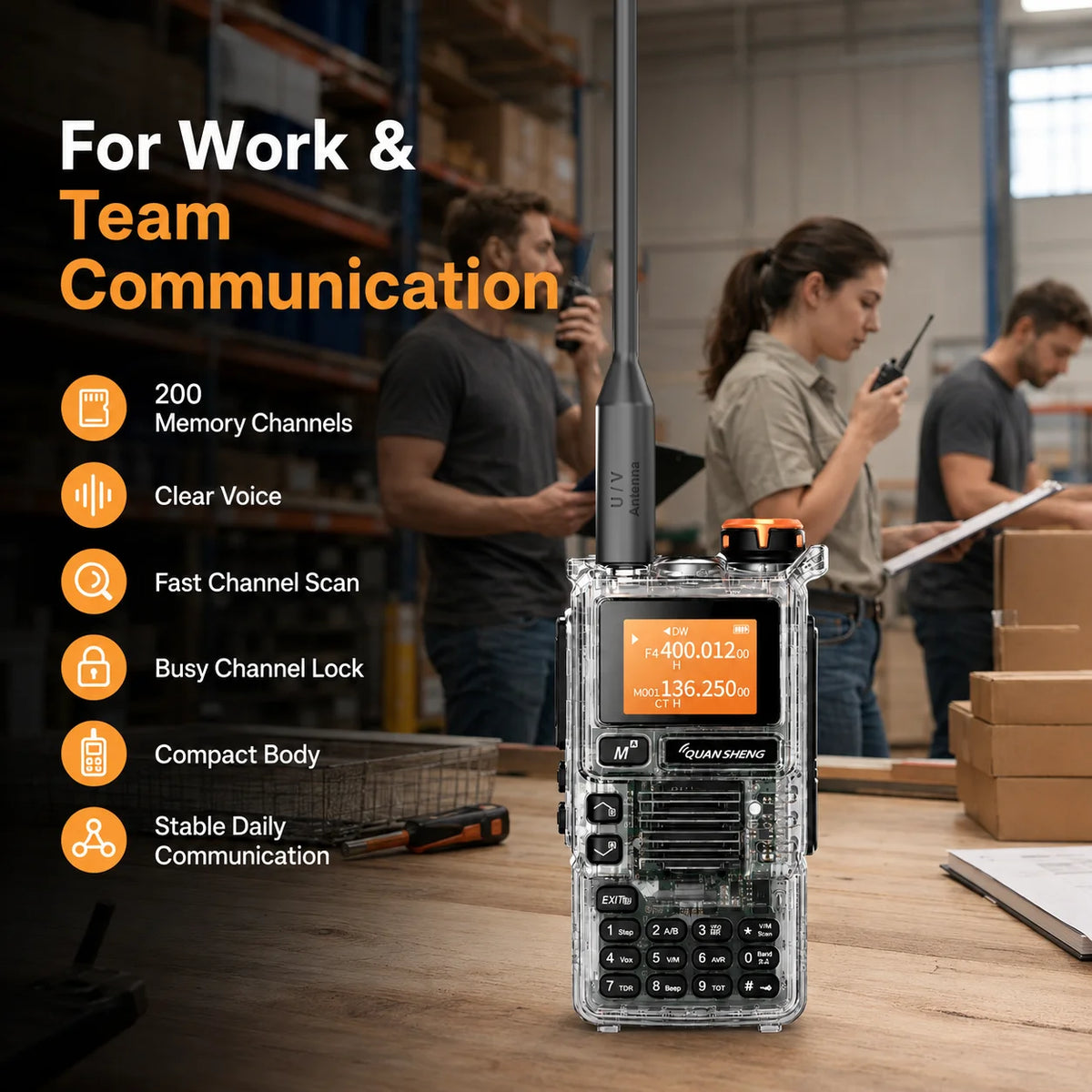 Quansheng UV-K5(99) 5W Air Band Walkie Talkie Type-C Rechargeable UHF VHF DTMF FM Scrambler NOAA Two Way CB Radio