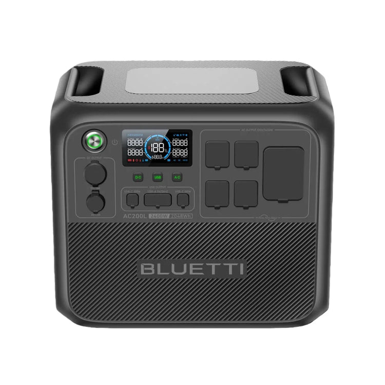【RENEW 】BLUETTI AC200L 2048Wh 2400W Portable Power Station Solar Generator High-Capacity Reliable Energy for Home Outdoor