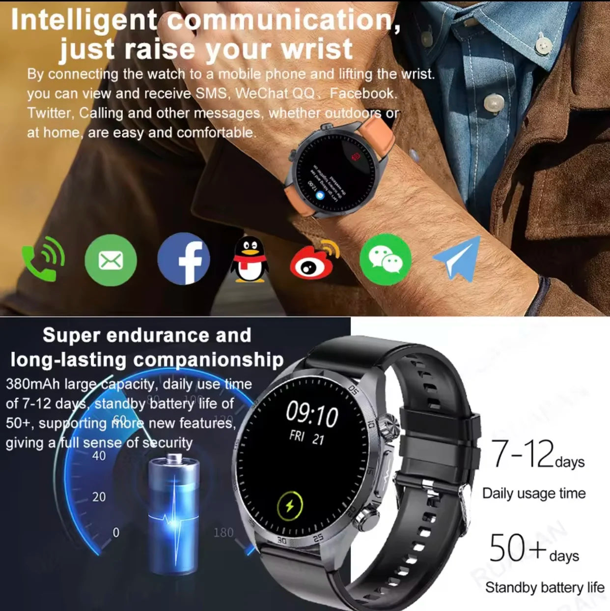 2026 New Medical Grade ECG Smart Watch Laser Treatment Accurate Measurement Blood Lipid Blood Oxygen BMI Sport Health Smartwatch