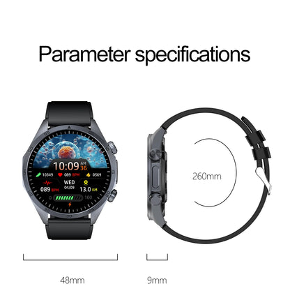 2026 New Medical Grade ECG Smart Watch Laser Treatment Accurate Measurement Blood Lipid Blood Oxygen BMI Sport Health Smartwatch