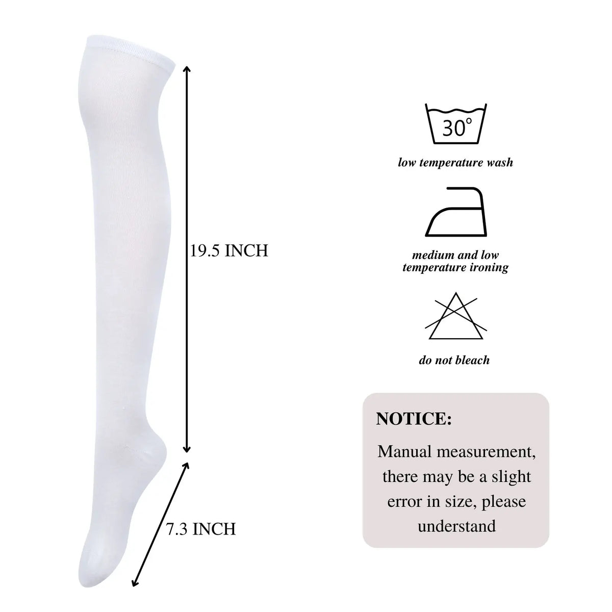 RMSWEETYIL Thigh High Socks for Women Cute Sexy Goth Lolita Over The Knee Socks Cotton Long Tall Knee High Stockings