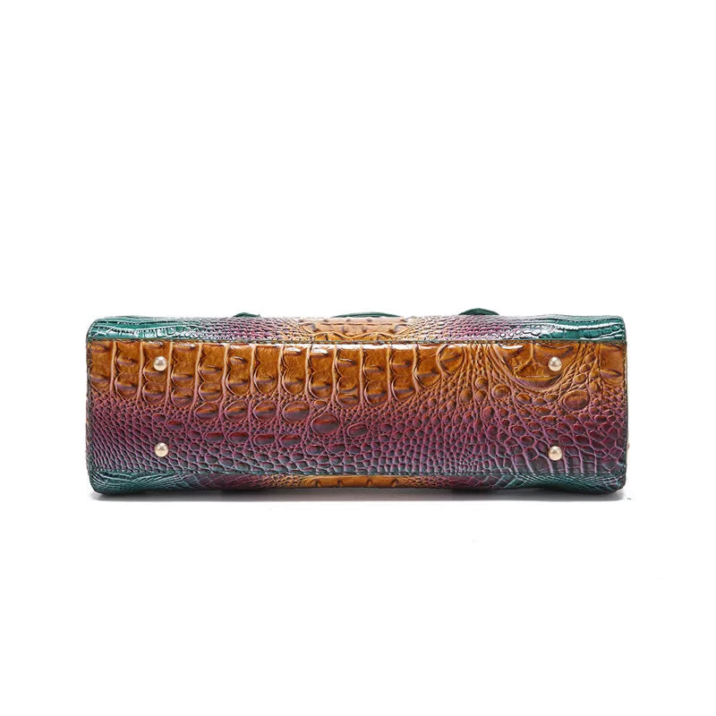 XMESSUN New Crocodile Pattern Handbag Bags for Women 2026 Fashion Designer Luxury Vintage Lady PU Leather Shoulder Crossbody Bag