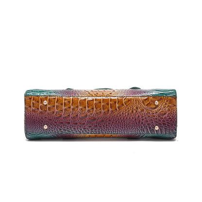 XMESSUN New Crocodile Pattern Handbag Bags for Women 2026 Fashion Designer Luxury Vintage Lady PU Leather Shoulder Crossbody Bag
