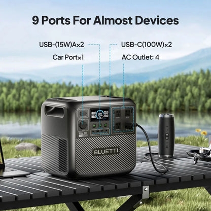 【Renew】BLUETTI Elite 200 V2 Portable Power Station 2600W 2073.6Wh High Capacity Solar Generator for Outdoor Camping