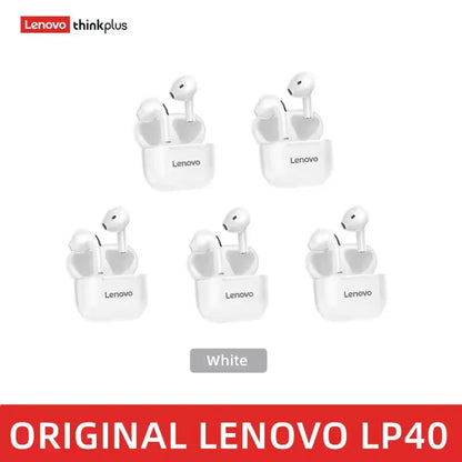Original Lenovo LP40 Wireless Headphones TWS Bluetooth Earphones Touch Control Sport Headset Stereo Earbuds For Phone Android
