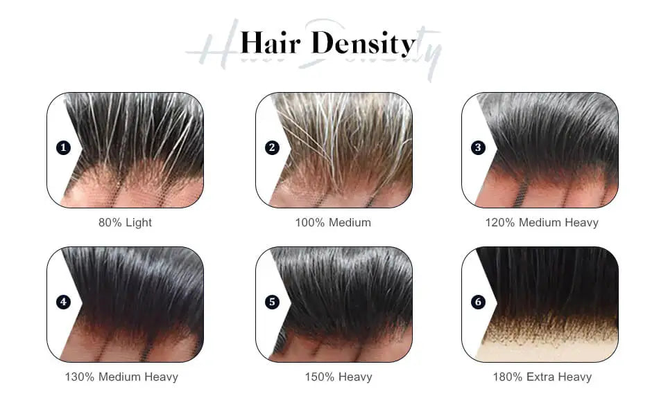 Full Lace Hair System Men Wig With Realistic Hairline Toupee For Men Breathable Male Hair Prosthesis 100% Human Hair Wig For Man