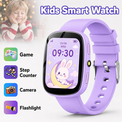 2026 Kids Smartwatch 1.83” HD Touch Screen Watch for Children with Camera Games Sleep Tracker, Alarm, Calculator – Birthday Gift
