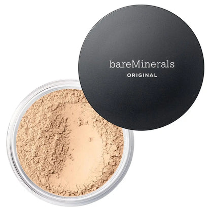 Original Loose Powder Foundation Clean Mineral Powder Face Makeup, Sheer-to-Full Coverage, Talc-Free, Non-Comedogenic, Vegan