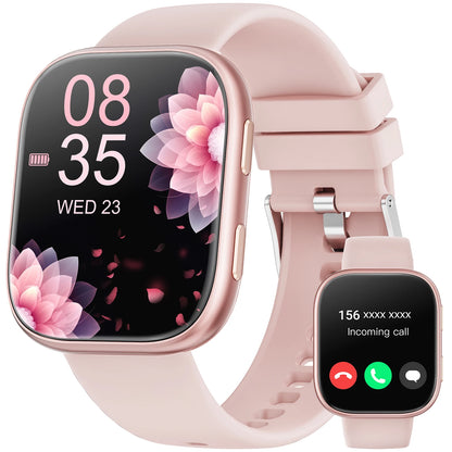 2026 Smart Watch Men 1.83" HD Screen Bluetooth Call 100+ Sports Modes Heart Rate Monitor Waterproof Fitness Tracker Smartwatch For Android iOS