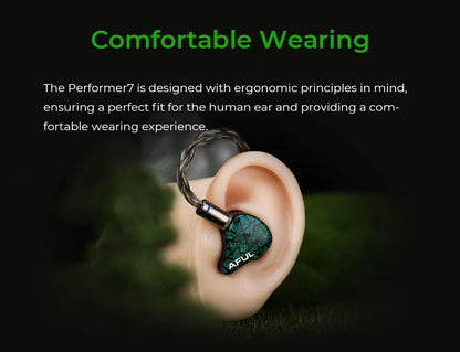 AFUL Performer 5+2 / Performer 7 2DD+4BA+1Micro Planar In Ear Monitor Earphones HiFi Wired Hybrid Headphone Music IEMs| HiFiGo