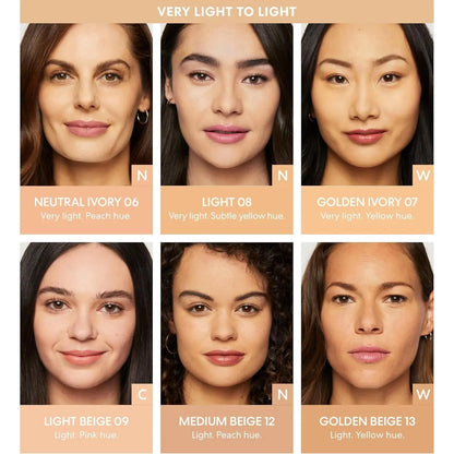Original Loose Powder Foundation Clean Mineral Powder Face Makeup, Sheer-to-Full Coverage, Talc-Free, Non-Comedogenic, Vegan