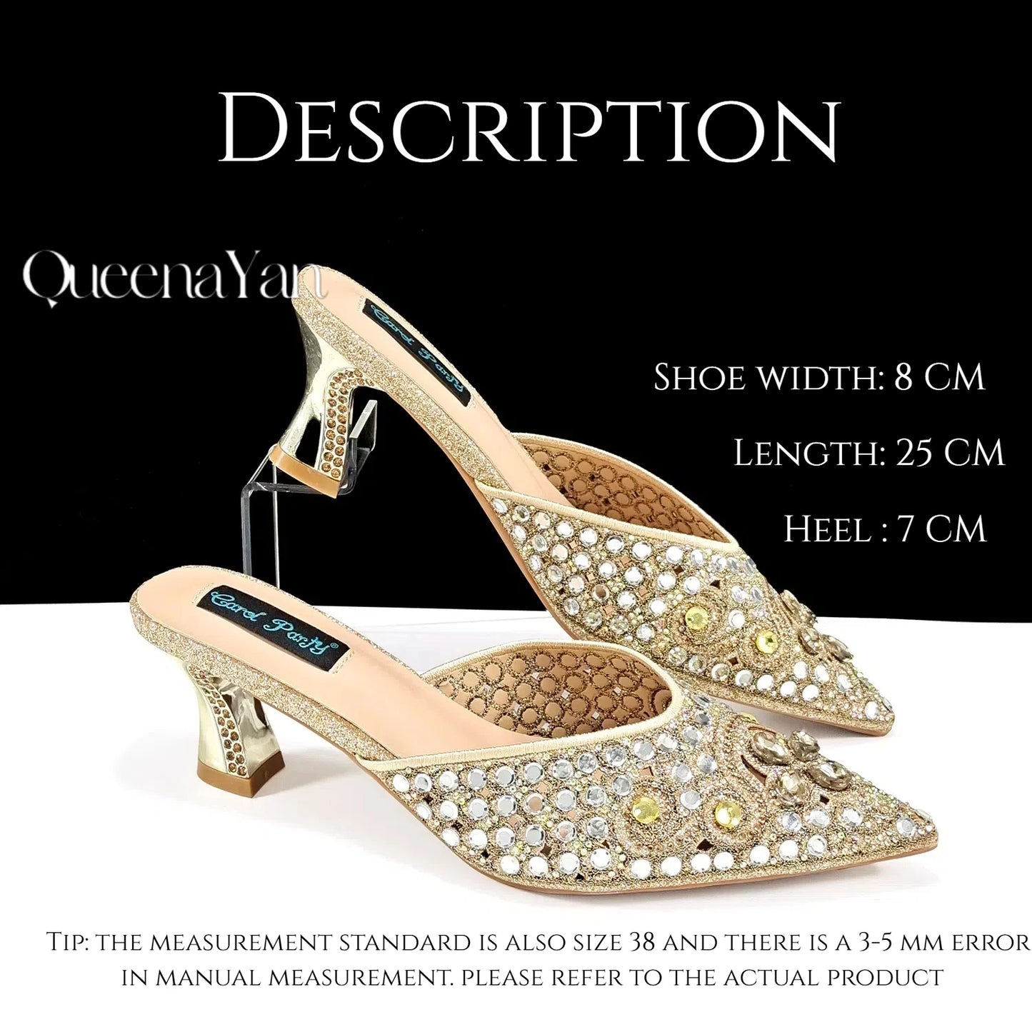 QUEENA YAN Luxury Pink Rhinestone Party Shoes and Clutch for Women- Elegant Crystal Heels with Matching Evening Bag