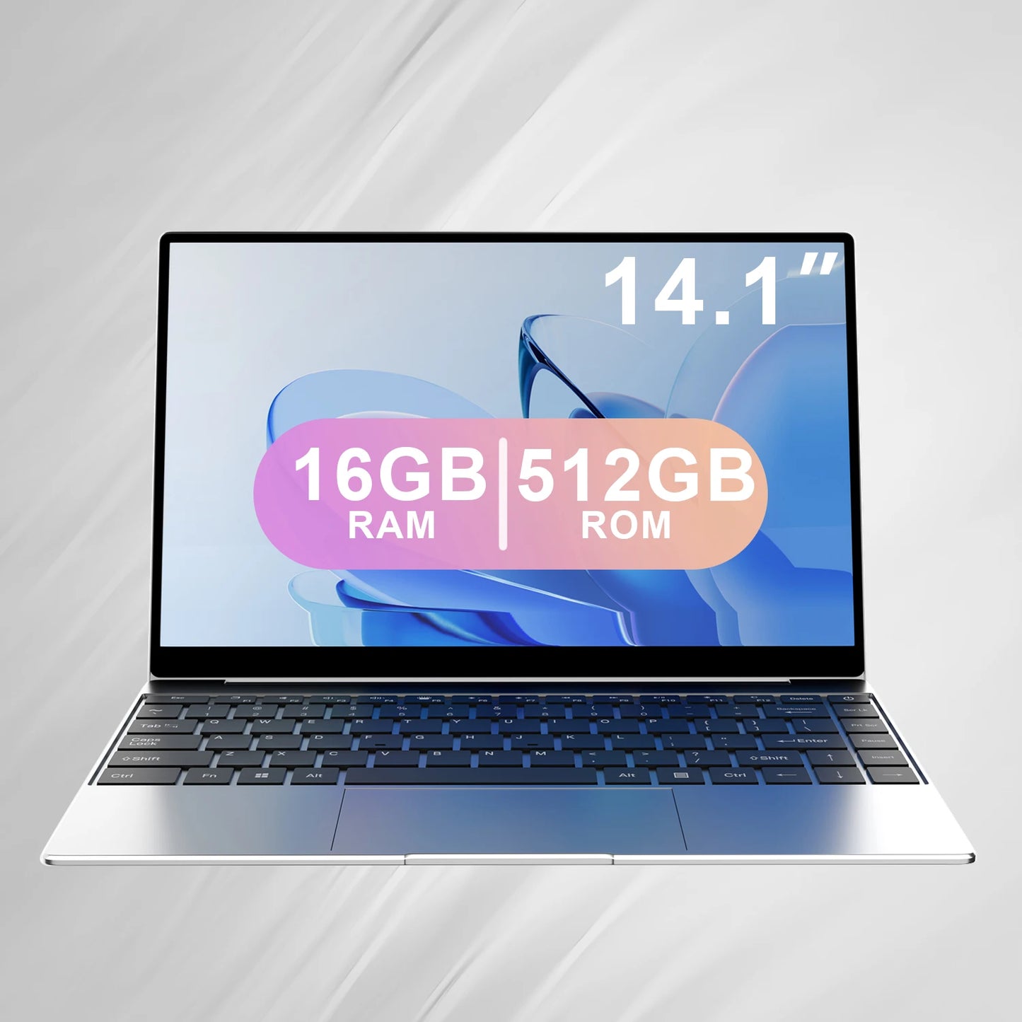 New Ultra Slim Laptop 14.1" 16GB RAM 2TB SSD Intel 4405U Gaming PC 1920*1080 Display Office Study Computer PC Windows 11 Pro