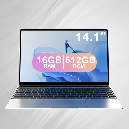 New Ultra Slim Laptop 14.1" 16GB RAM 2TB SSD Intel 4405U Gaming PC 1920*1080 Display Office Study Computer PC Windows 11 Pro