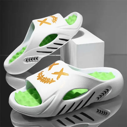 Men's Slippers EVA Non-slip Slides Fashion Home Slippers Comfortable Men's Slides Casual Sandals Outdoor Indoor Shoes Big Size