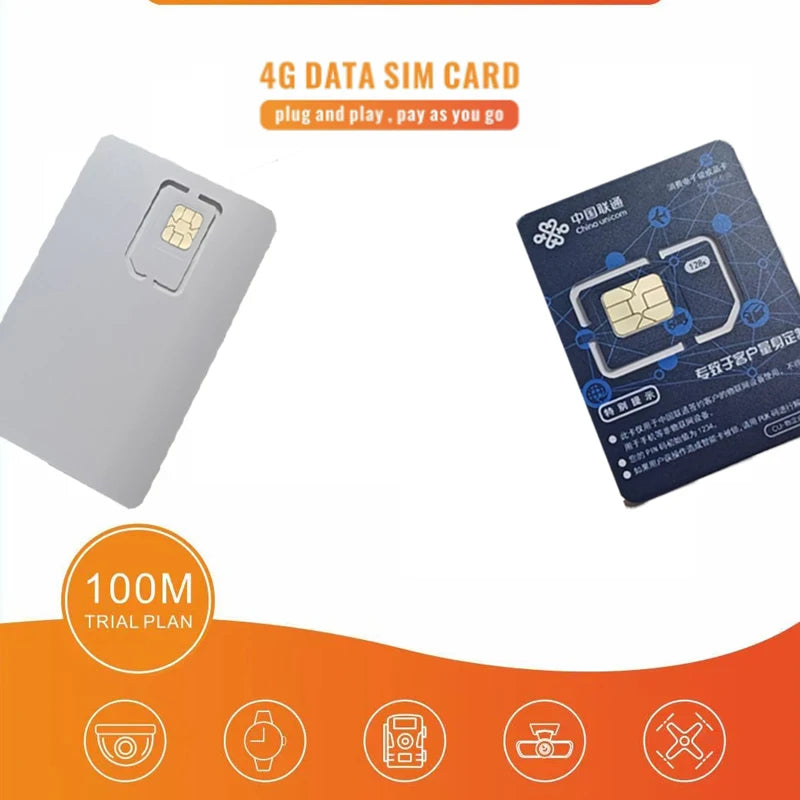 YATEGOOD 4G Global Walkie-Talkie SIM Card (Only for Use with Walkie-Talkies) Supports Push-to-Talk over Cellular (POC)