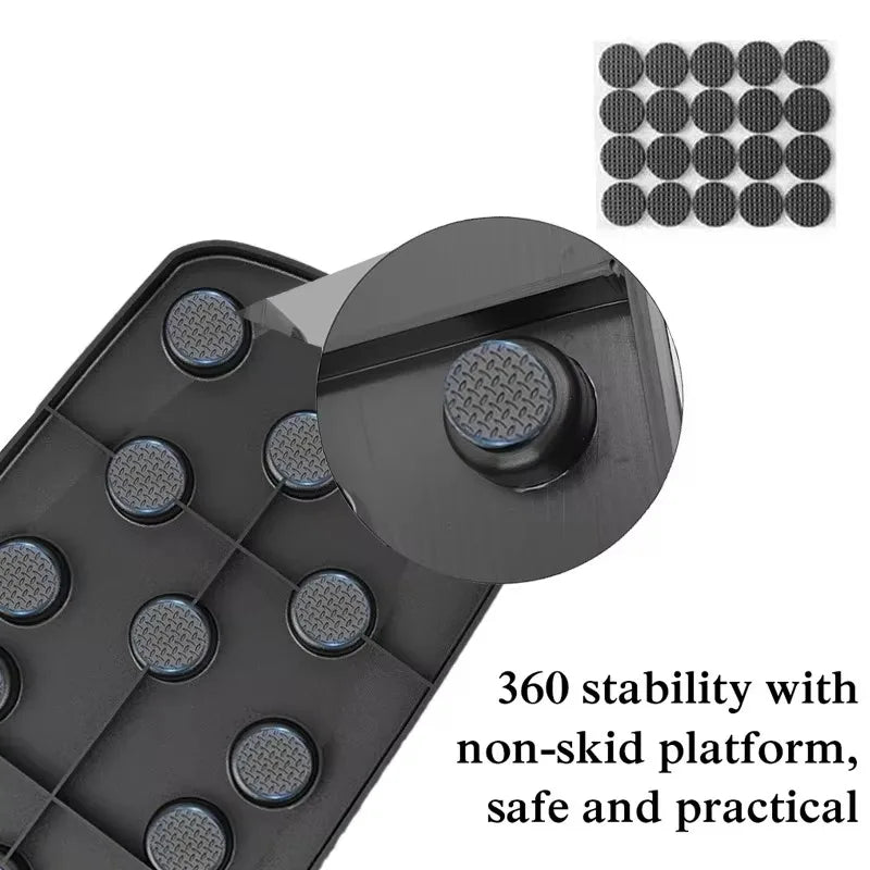 Portable Foldable Push Up Board Set with Handles, Multifunctional Home Gym Fitness Equipment for Chest, Arms, Back & Core Training