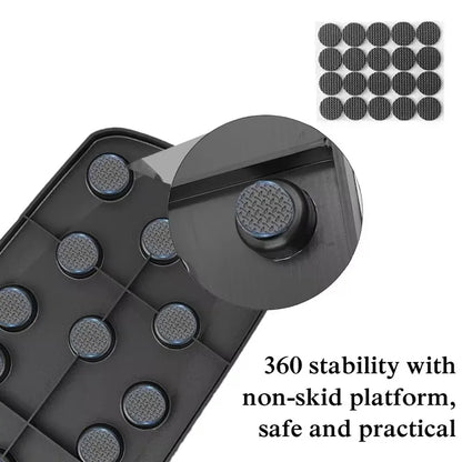 Portable Foldable Push Up Board Set with Handles, Multifunctional Home Gym Fitness Equipment for Chest, Arms, Back & Core Training
