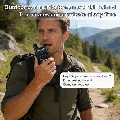 TIDRADIO TD-M15 Global Signal POC Radio with 1 Year Sim Card Walkie Talkie Long Range 4G 5000 Miles for Hiking and Camping