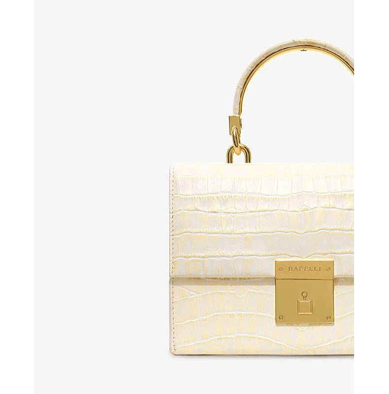 BAFELLI WOMEN'S BAG NEW FASHION LADY STYLE ELEGANT FEMALE HANDBAG K GOLD GENUINE LEATHER SHOULDER LUXURY BRAND PURSE 2026