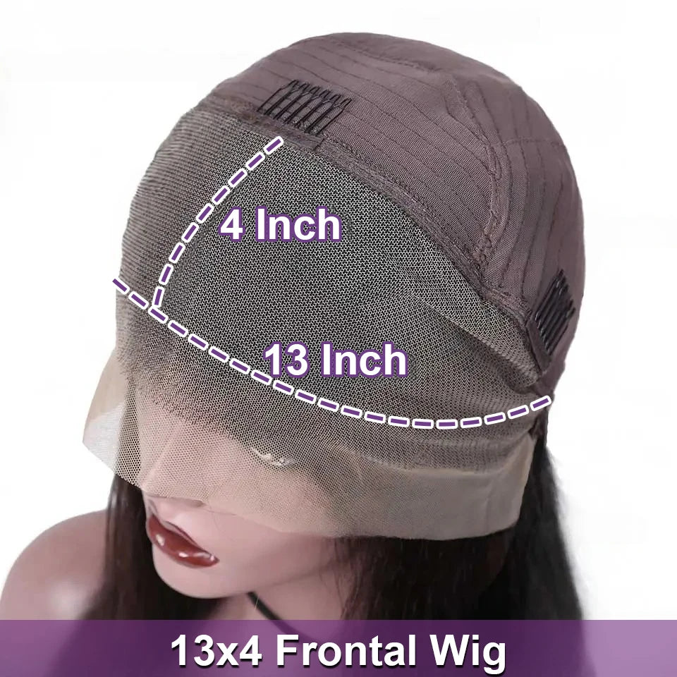 Short Bob Deep Wave Lace Frontal Wig Pre Plucked 13x4 4x4 Lace Front Wig Peruvian Curly Human Hair Bob Wigs For Women and Girls