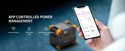 Used-PECRON E2400LFP 2048Wh/2400W with 3840Wh Extra Battery Expandable to 5888Wh, Fast Charging in 1.5 Hrs for Emergencies, Camping, RV, Home Use