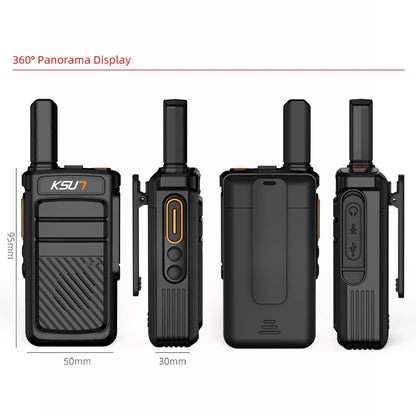 License Free Walkie Talkie 2 Pcs Wireless Copy Portable Radio Station UHF Type-C Charging Two Way Radio for Hotel Restaurant X12
