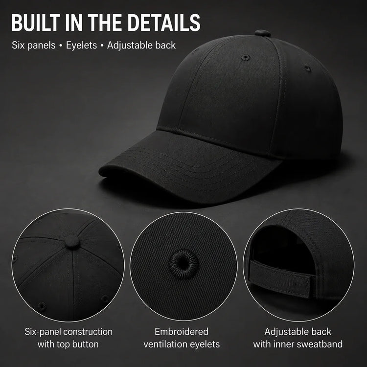 Customized Printed Logo DIY Baseball Cap Unisex Adjustable Men Women Sport Trucker Hat Solid Color Personalized Caps