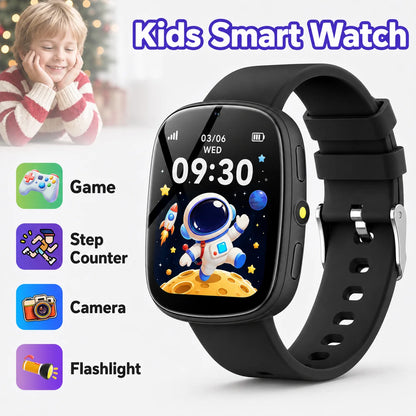 2026 Kids Smartwatch 1.83” HD Touch Screen Watch for Children with Camera Games Sleep Tracker, Alarm, Calculator – Birthday Gift