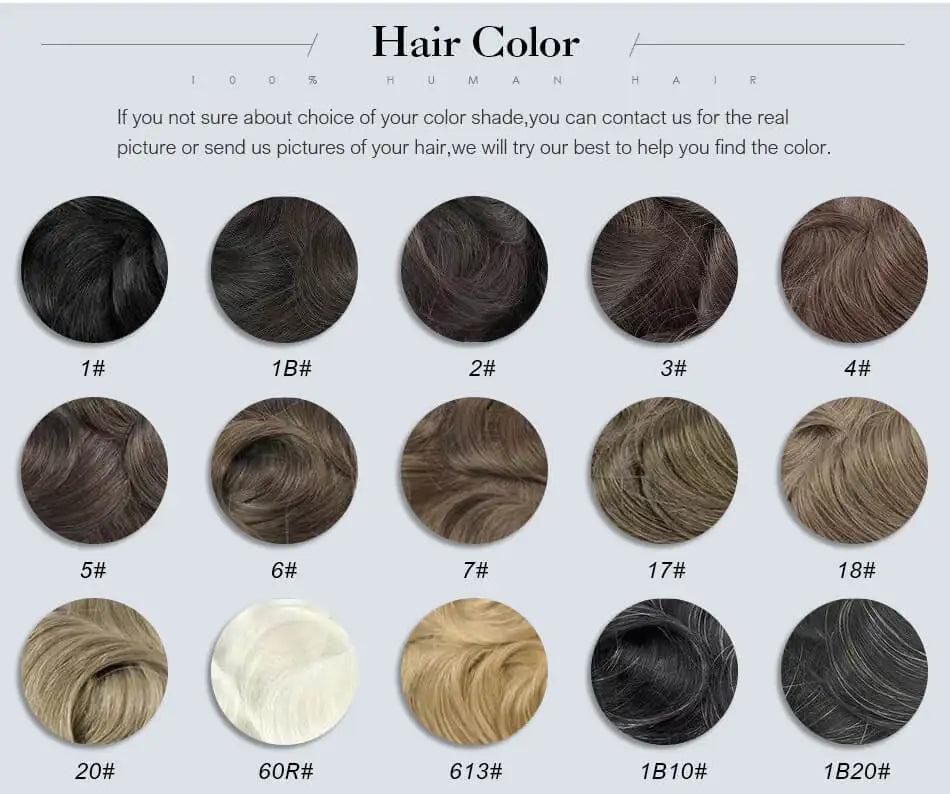 Full Lace Hair System Men Wig With Realistic Hairline Toupee For Men Breathable Male Hair Prosthesis 100% Human Hair Wig For Man