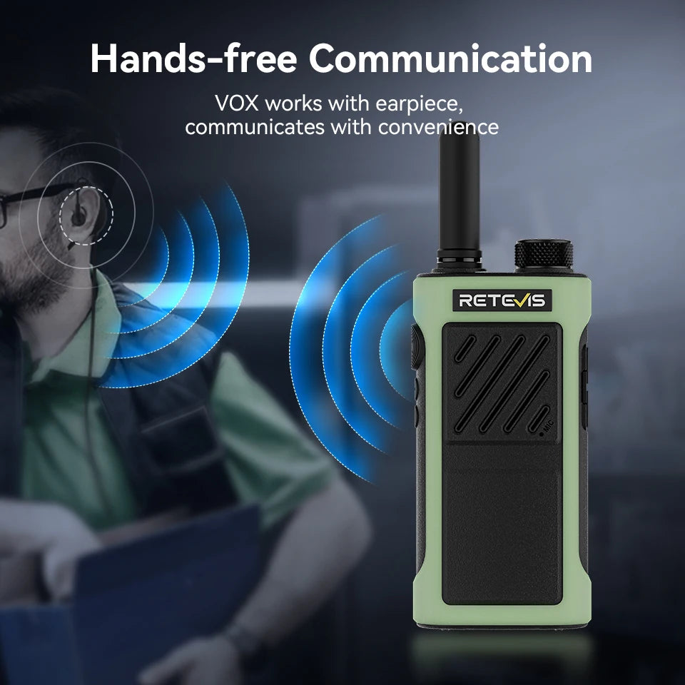 Retevis RB666P Walkie Talkie 3-speed Fast Charging Two Way Radio Communication Radios Walkie-talkie Professional Communicator