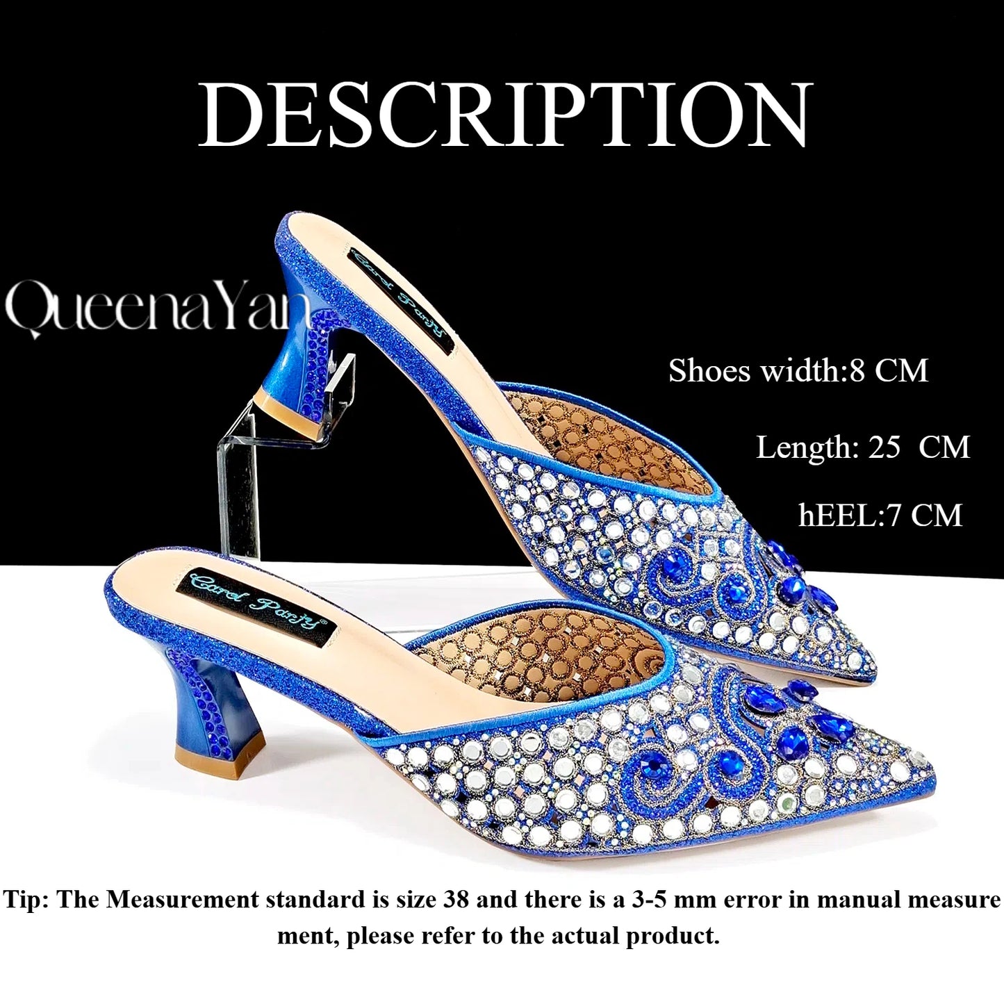 QUEENA YAN Luxury Pink Rhinestone Party Shoes and Clutch for Women- Elegant Crystal Heels with Matching Evening Bag