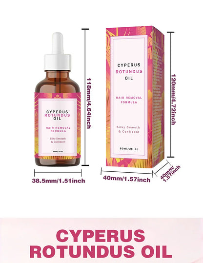 Natural Hair Inhibitor Oil – Gentle Formula For Underarm Leg & Arm Hair Slows Regrowth Leaves Silky Smooth Skin – Great Results