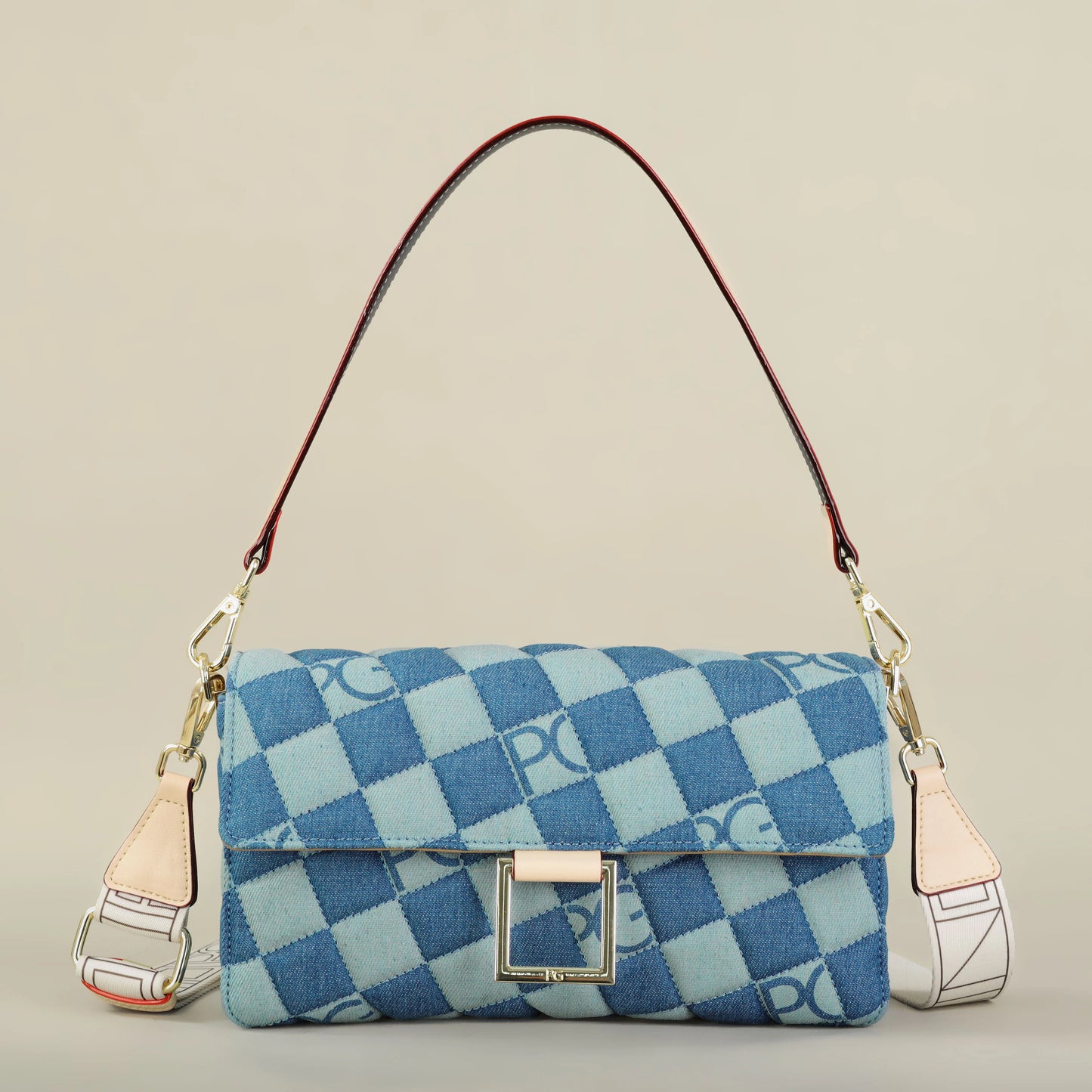 PATSY PG GARIS 2026 Women's Latin American Style Shoulder Bag New Cowboy Splicing Design All-season Suitable Crossbody Bag