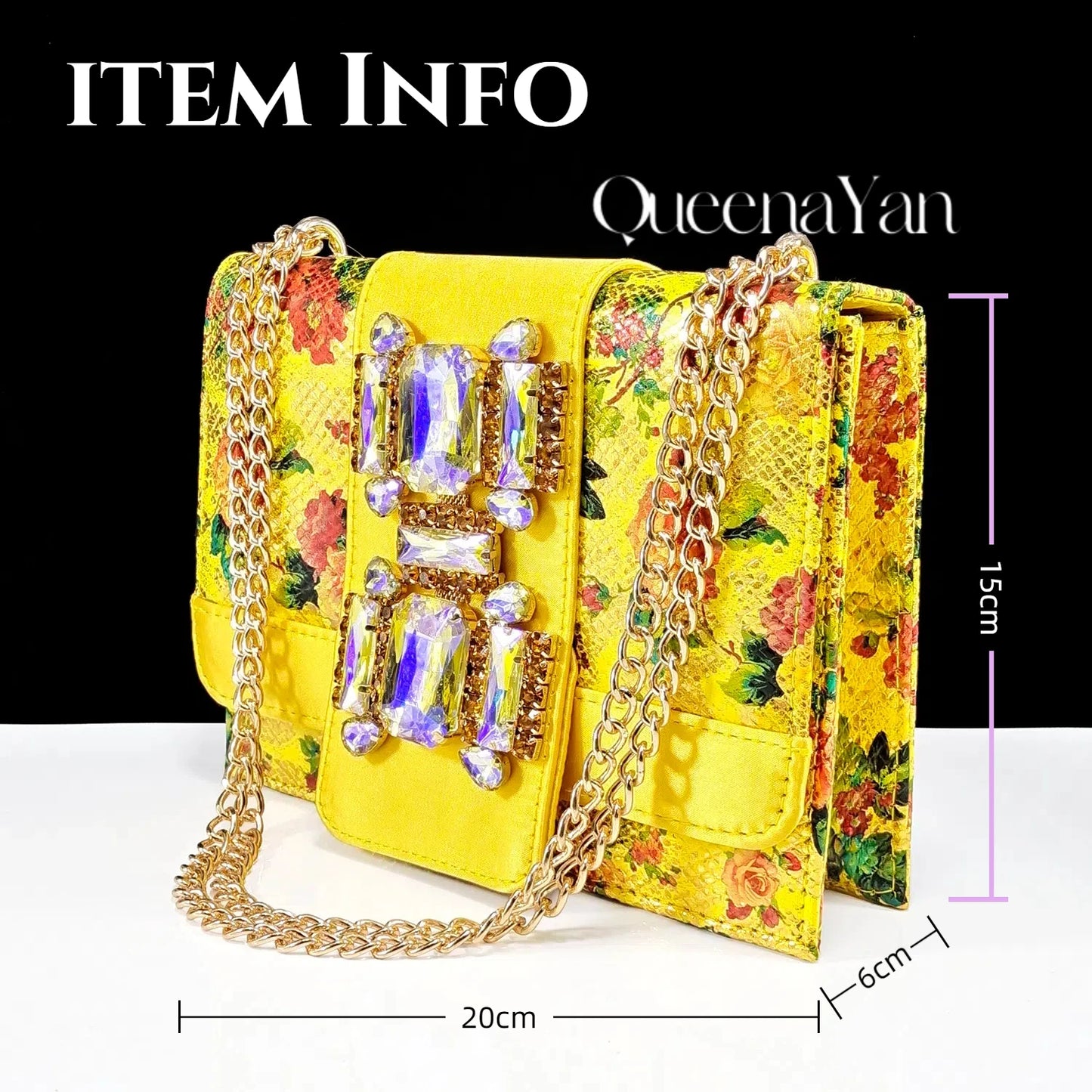 Queena Yan Luxe Design Peep-Toe Heels & Three-Dimensional Bag Set Nigerian Party Shoes and Bag – Perfect for Elegant Events