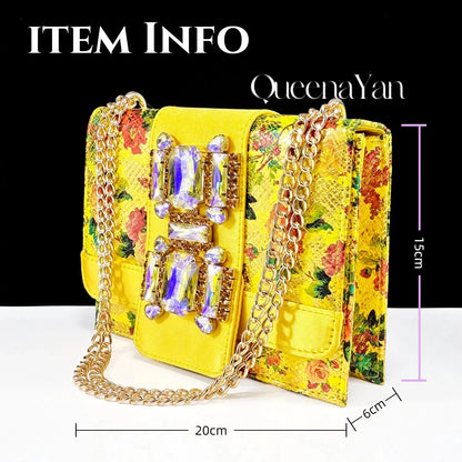 Queena Yan Luxe Design Peep-Toe Heels & Three-Dimensional Bag Set Nigerian Party Shoes and Bag – Perfect for Elegant Events