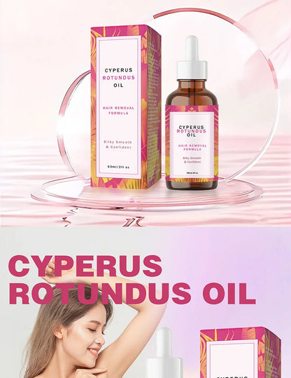 Natural Hair Inhibitor Oil – Gentle Formula For Underarm Leg & Arm Hair Slows Regrowth Leaves Silky Smooth Skin – Great Results