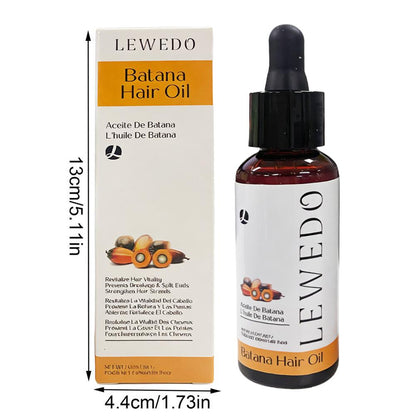 1/2PCs Natural Batana Oil For Hair Growth Pure Batana Oil Hair Shine Strengthen For Women Prevent Hair Loss Eliminate Split Ends
