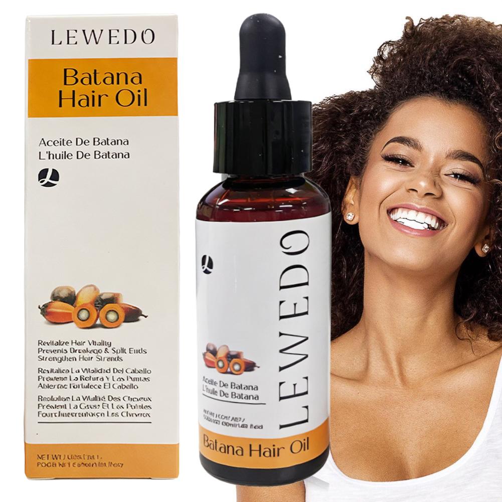 1/2PCs Natural Batana Oil For Hair Growth Pure Batana Oil Hair Shine Strengthen For Women Prevent Hair Loss Eliminate Split Ends