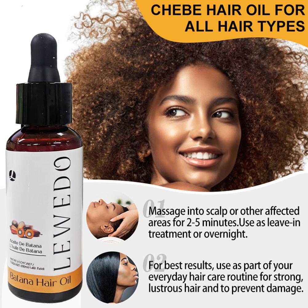 1/2PCs Natural Batana Oil For Hair Growth Pure Batana Oil Hair Shine Strengthen For Women Prevent Hair Loss Eliminate Split Ends