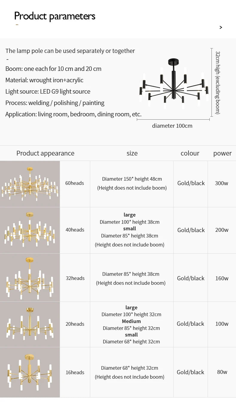 Lights For Living Room Dining Room Nordic Pendant Light Modern Ceiling Chandeliers Bedroom Decoration Lamp Gloden Light Fixrurn