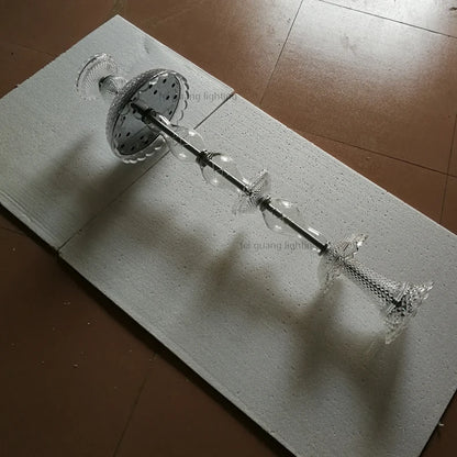 Crystal Chandelier For Kitchen Modern Crystal Chandelier LED Chandelier For Bedroom Transparant Glass Chandeliers 110-240V