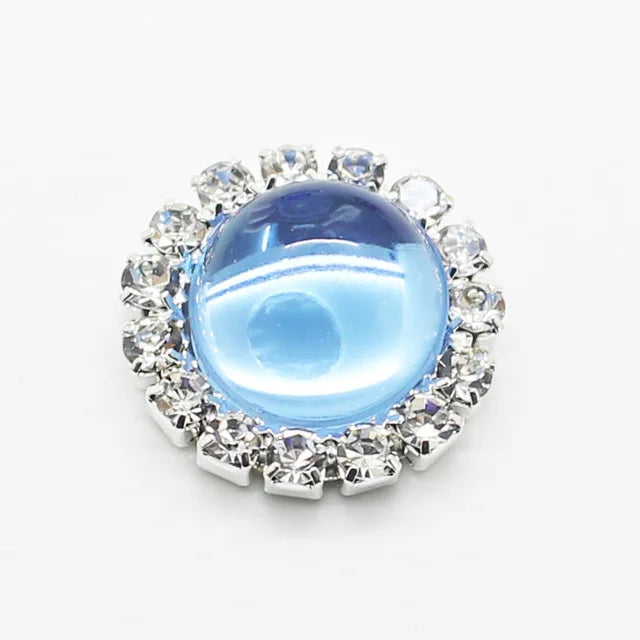 NEW Style 10pcs 15mm Glossy beads Round Diy jewelry Accessories Rhinestone Plate Wedding Invitation Clothing Accessories