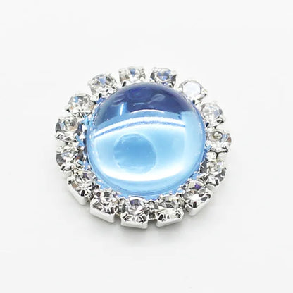 NEW Style 10pcs 15mm Glossy beads Round Diy jewelry Accessories Rhinestone Plate Wedding Invitation Clothing Accessories
